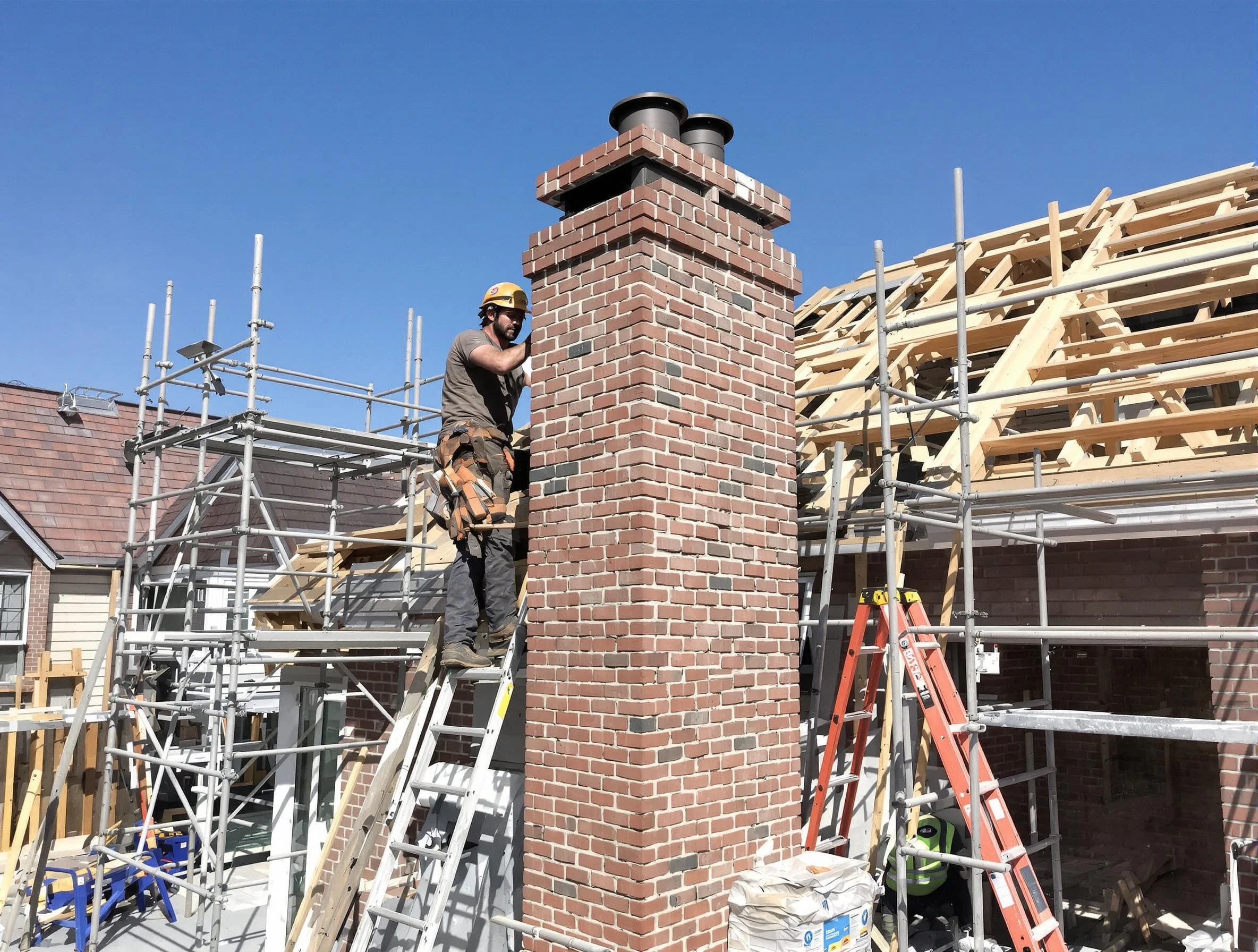 New chimney installation completed by Orangetown Chimney Sweep in Orangetown, NY