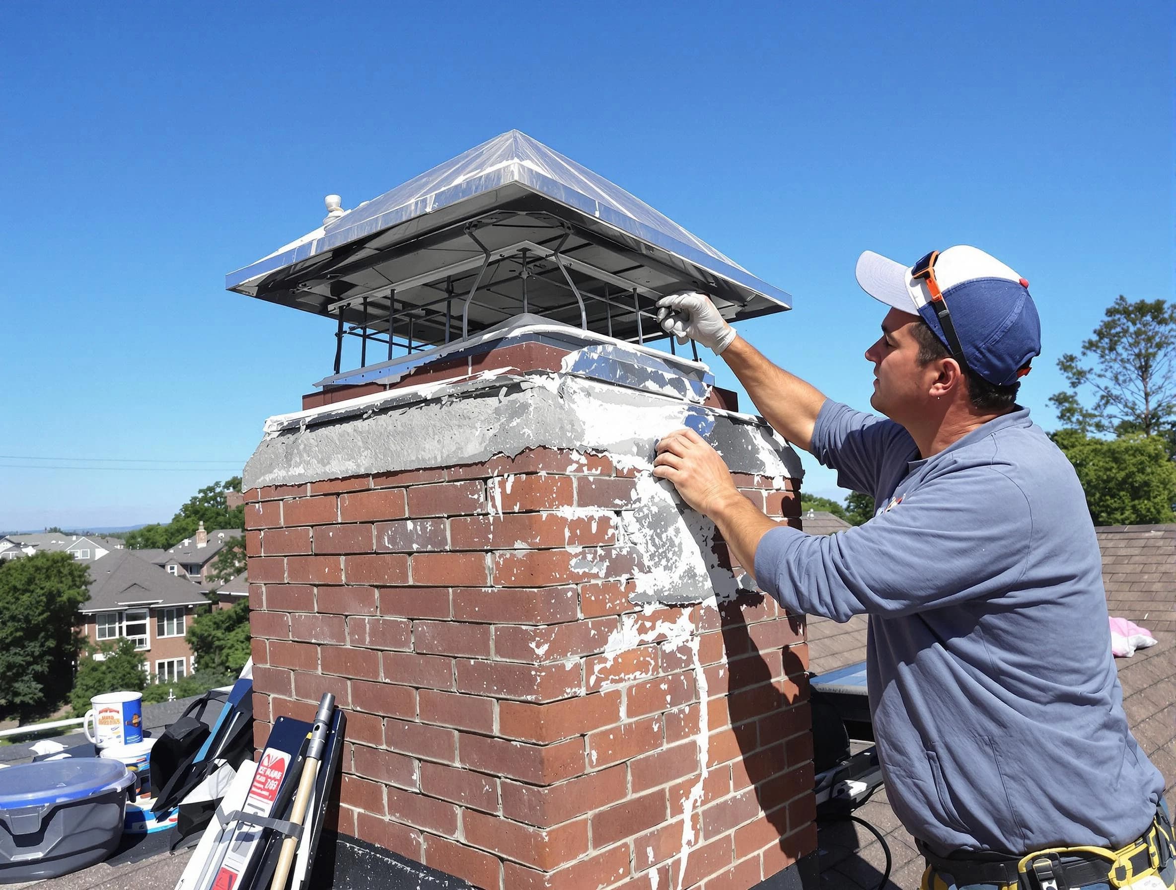 Chimney Crown Services service in Orangetown, NY