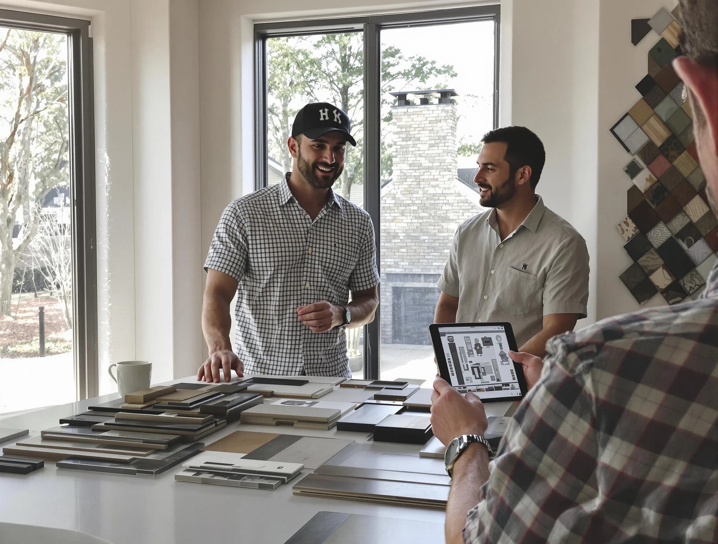 Orangetown Chimney Sweep remodeling a chimney and fireplace in Orangetown, NY