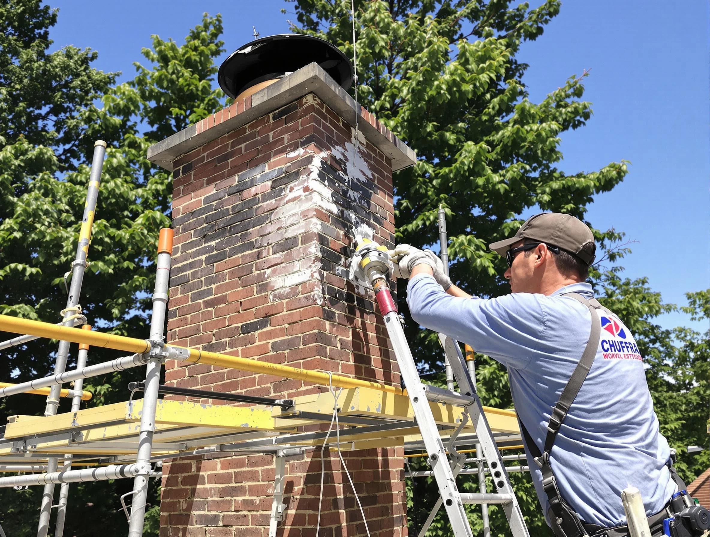 Structural chimney repair by Orangetown Chimney Sweep in Orangetown, NY