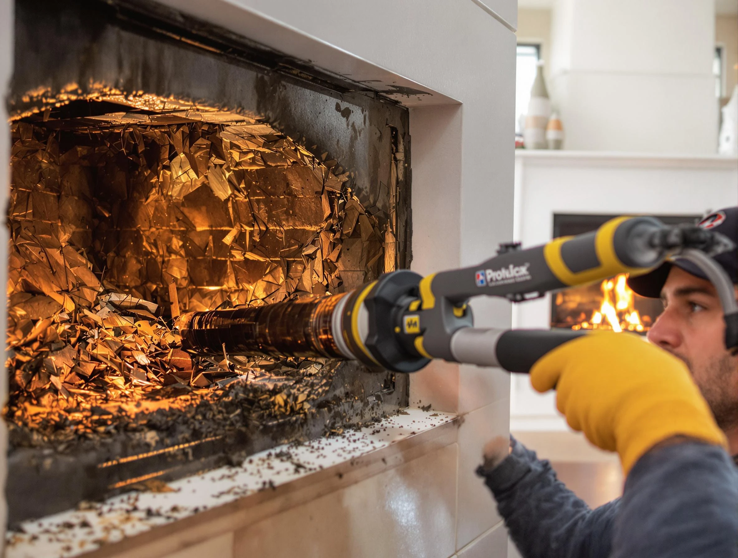 Professional chimney cleaning by Orangetown Chimney Sweep in Orangetown, NY